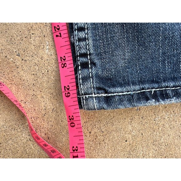 Vintage Baggy Skater Hip Hop Denim Jeans Size 38 J3 - Picture 5 of 5